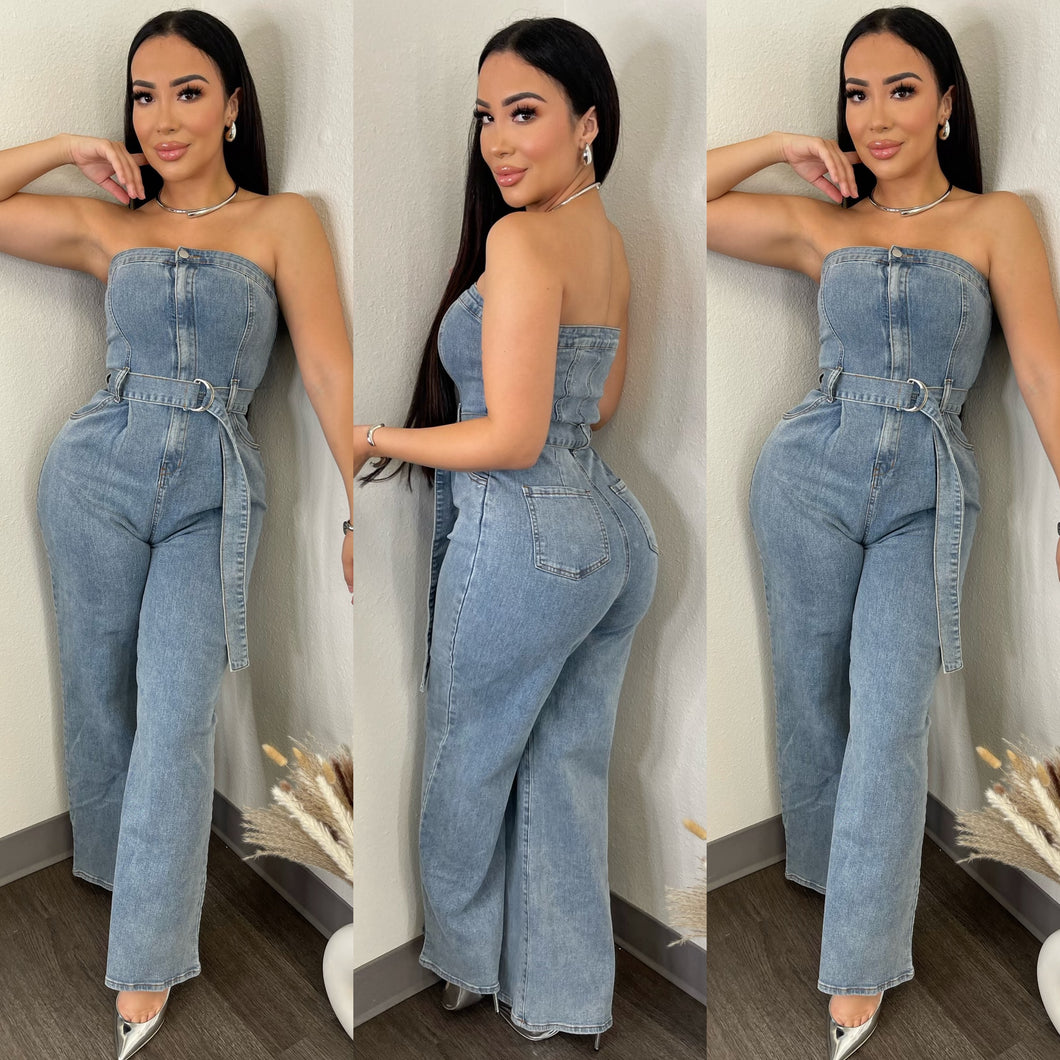 Valentina Denim Jumpsuit