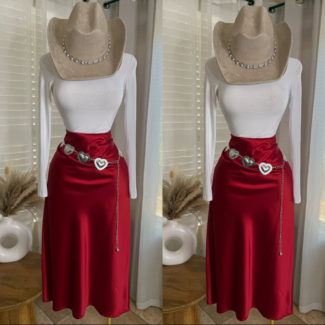 Abi Satin Skirt