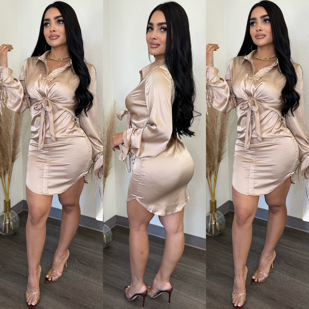 Abi Satin Dress